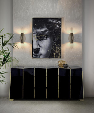 Opal Applique Murale Art Nordique Petit Cristal