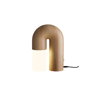 Arch Fashion Wood Table Lamp-Neutral Decor