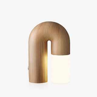 Arch Fashion Wood Table Lamp-Neutral Decor