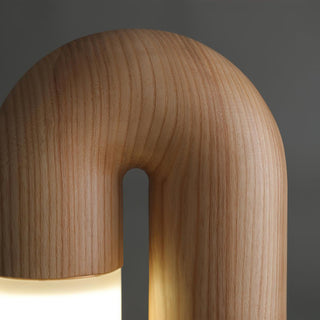 Arch Fashion Wood Table Lamp-Neutral Decor