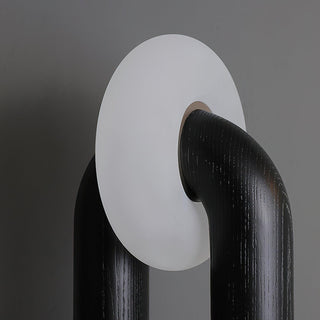 Lumen Vintage Wood Table Lamp-Neutral Decor