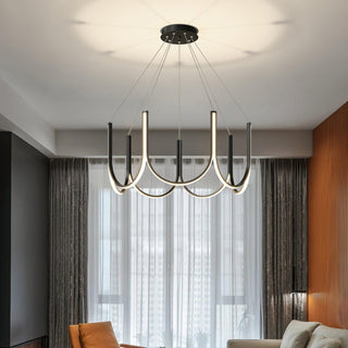 Peyton Suspension Noire Moderne