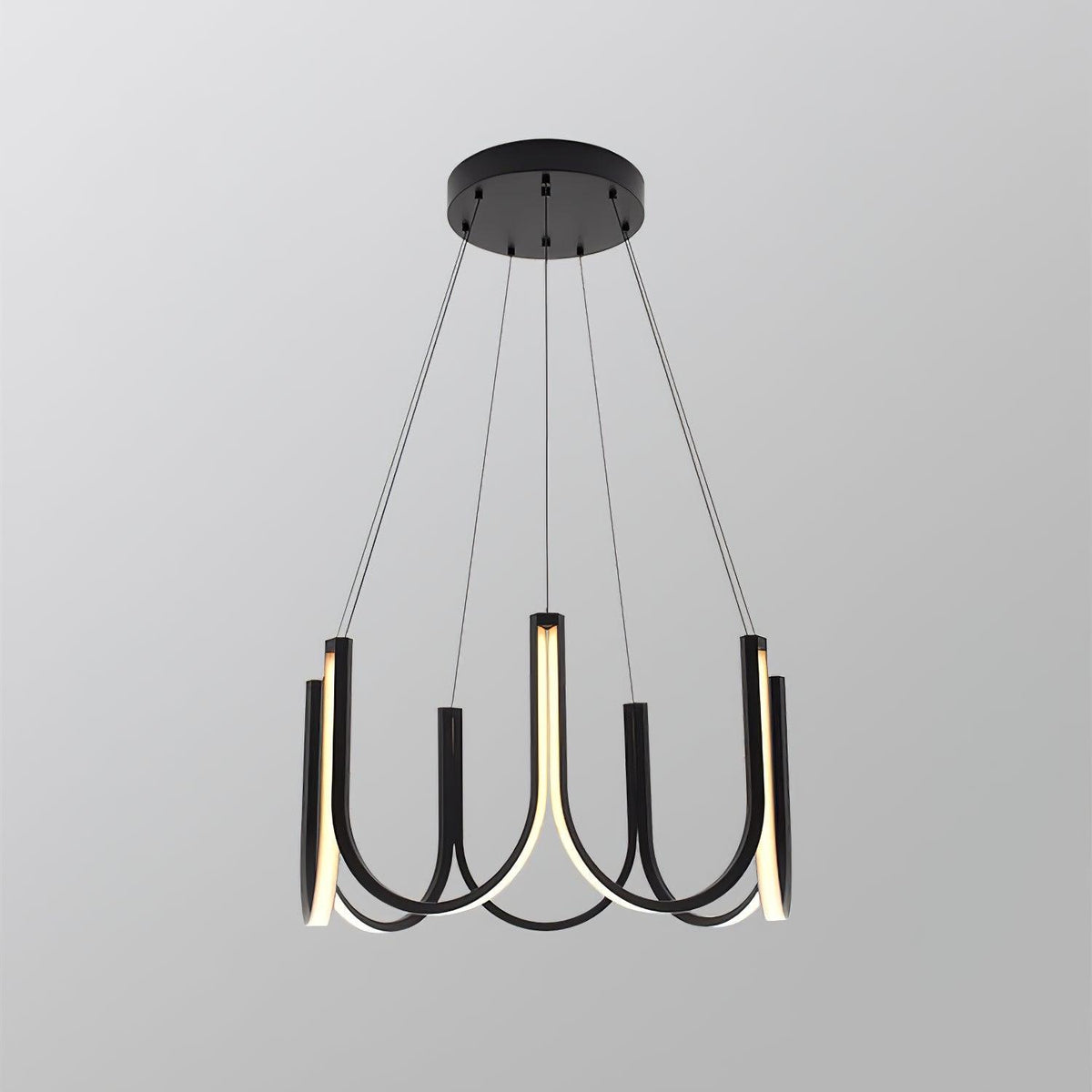 Peyton Suspension Noire Moderne