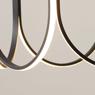 Peyton Suspension Noire Moderne
