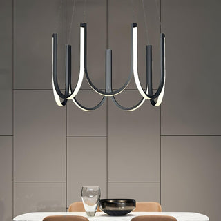 Peyton Suspension Noire Moderne