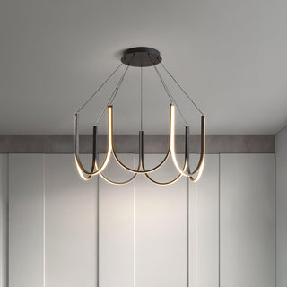 Peyton Suspension Noire Moderne