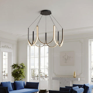 Peyton Suspension Noire Moderne
