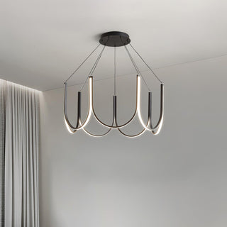 Peyton Suspension Noire Moderne