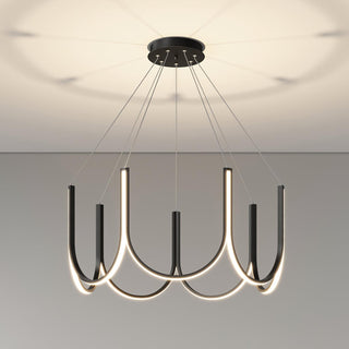 Peyton Suspension Noire Moderne