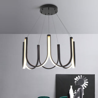 Peyton Suspension Noire Moderne
