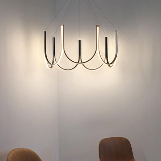Peyton Suspension Noire Moderne