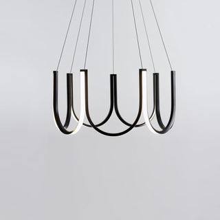 Peyton Suspension Noire Moderne