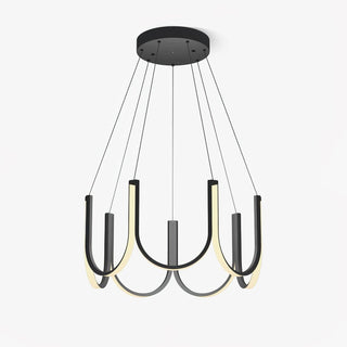 Peyton Suspension Noire Moderne