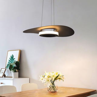Solara Suspension en aluminium avec anneau OVNI minimaliste