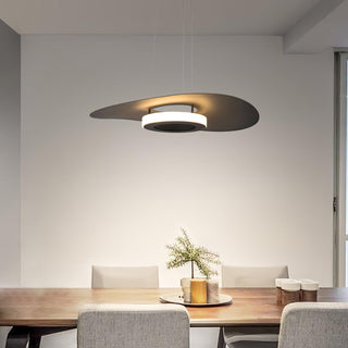 Solara Suspension en aluminium avec anneau OVNI minimaliste