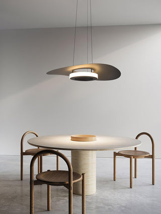 Solara Suspension en aluminium avec anneau OVNI minimaliste