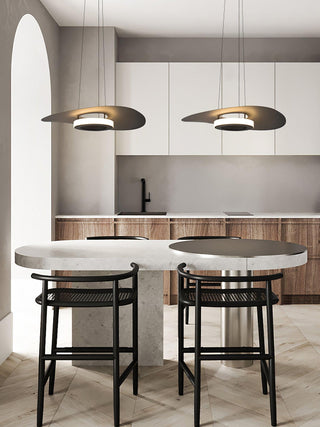 Solara Suspension en aluminium avec anneau OVNI minimaliste