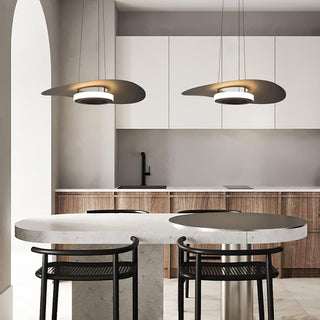Solara Suspension en aluminium avec anneau OVNI minimaliste