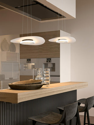 Solara Suspension en aluminium avec anneau OVNI minimaliste