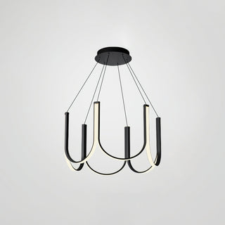 Peyton Suspension Noire Moderne