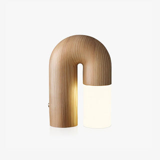 Arch Fashion Wood Table Lamp-Neutral Decor
