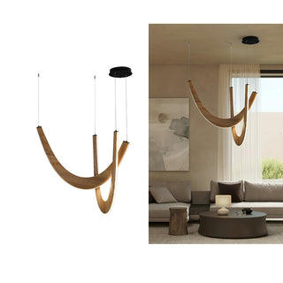 Lumora Suspension Lampe en Bois-Luire