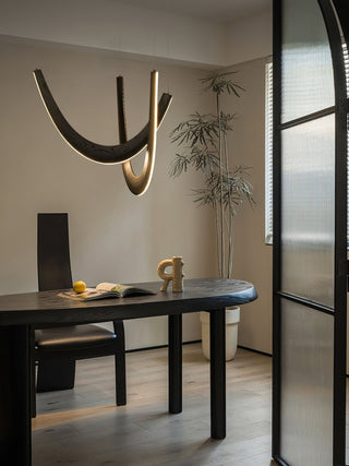 Lumora Suspension Lampe en Bois-Luire