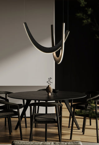 Lumora Suspension Lampe en Bois-Luire