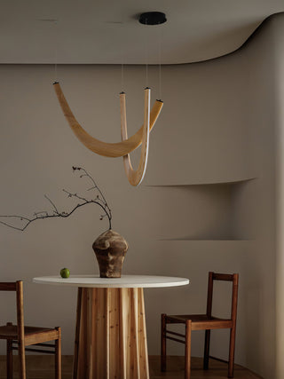 Lumora Suspension Lampe en Bois-Luire