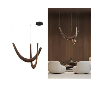 Lumora Suspension Lampe en Bois-Luire