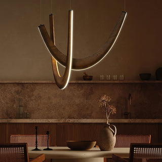 Lumora Suspension Lampe en Bois-Luire