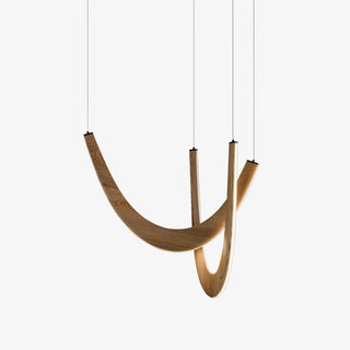 Lumora Suspension Lampe en Bois-Luire