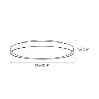 Symiror Lampe de Plafond Ronde Travertin Minimaliste Moderne-Luire