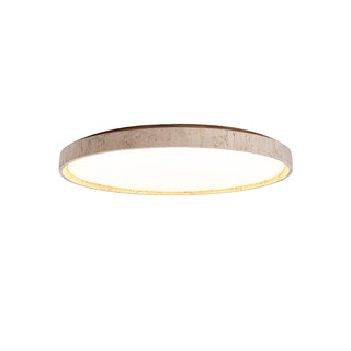 Symiror Lampe de Plafond Ronde Travertin Minimaliste Moderne-Luire