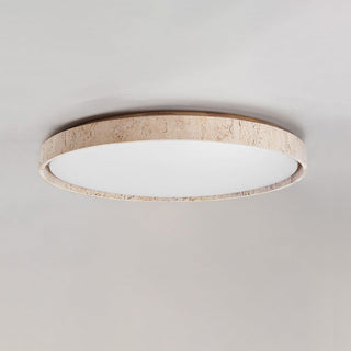Symiror Lampe de Plafond Ronde Travertin Minimaliste Moderne-Luire