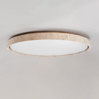 Symiror Lampe de Plafond Ronde Travertin Minimaliste Moderne-Luire