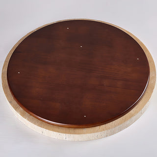 Symiror Lampe de Plafond Ronde Travertin Minimaliste Moderne-Luire