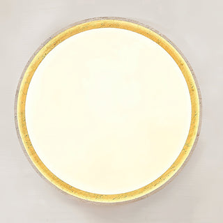 Symiror Lampe de Plafond Ronde Travertin Minimaliste Moderne-Luire