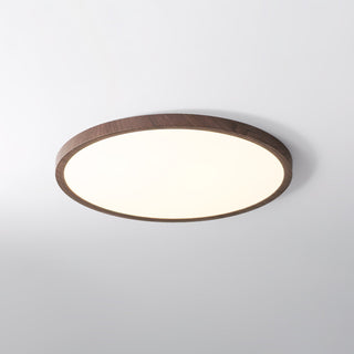 Ivera Plafonnier Rond Ultra-fin Bois