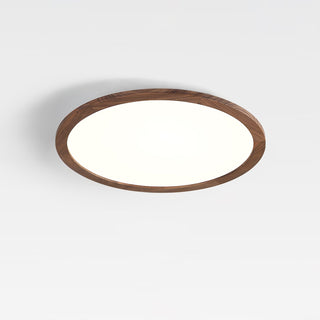 Ivera Plafonnier Rond Ultra-fin Bois