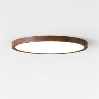 Ivera Plafonnier Rond Ultra-fin Bois