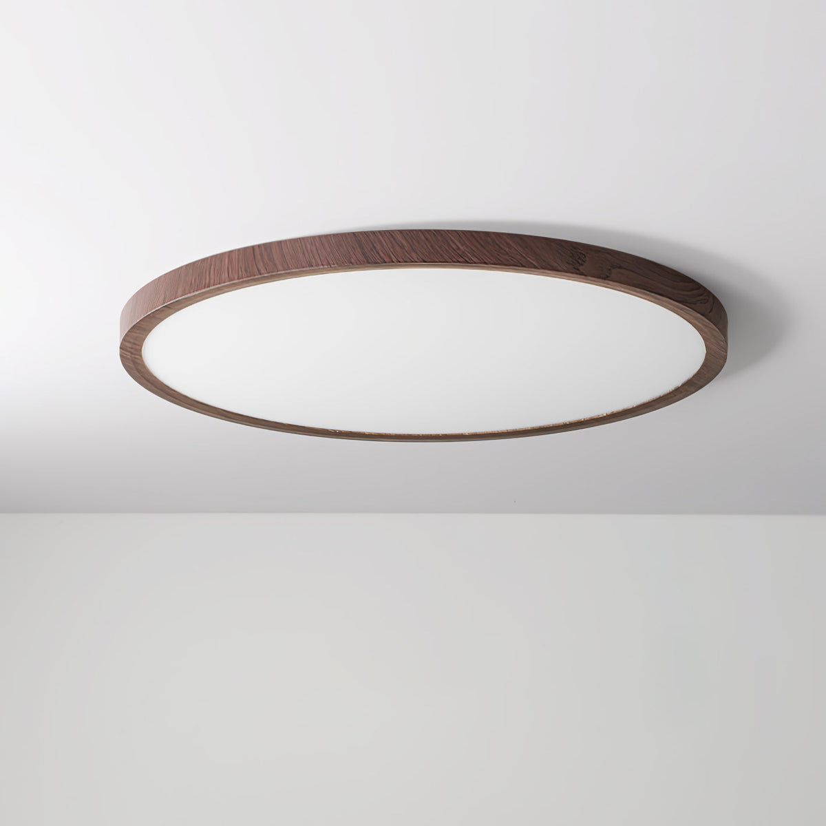 Ivera Plafonnier Rond Ultra-fin Bois