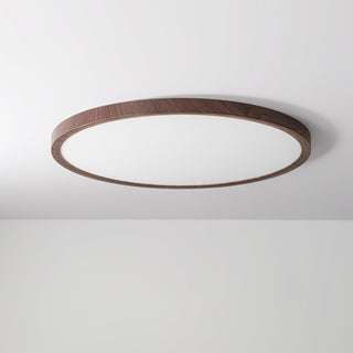 Ivera Plafonnier Rond Ultra-fin Bois