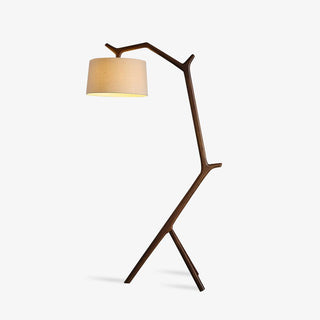 Ulmiril Rustic Wood Floor Lamp-Neutral Decor
