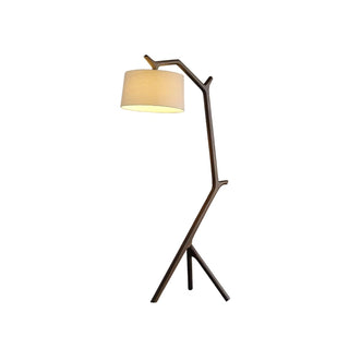 Ulmiril Rustic Wood Floor Lamp-Neutral Decor