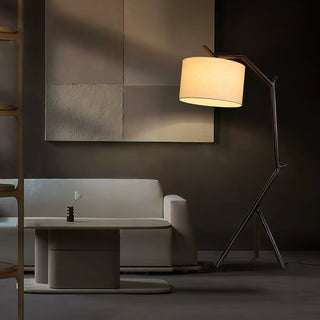 Ulmiril Rustic Wood Floor Lamp-Neutral Decor