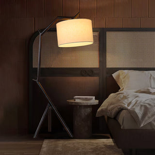 Ulmiril Rustic Wood Floor Lamp-Neutral Decor