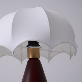 Parasol Lampe de Table en Bois de Noyer
