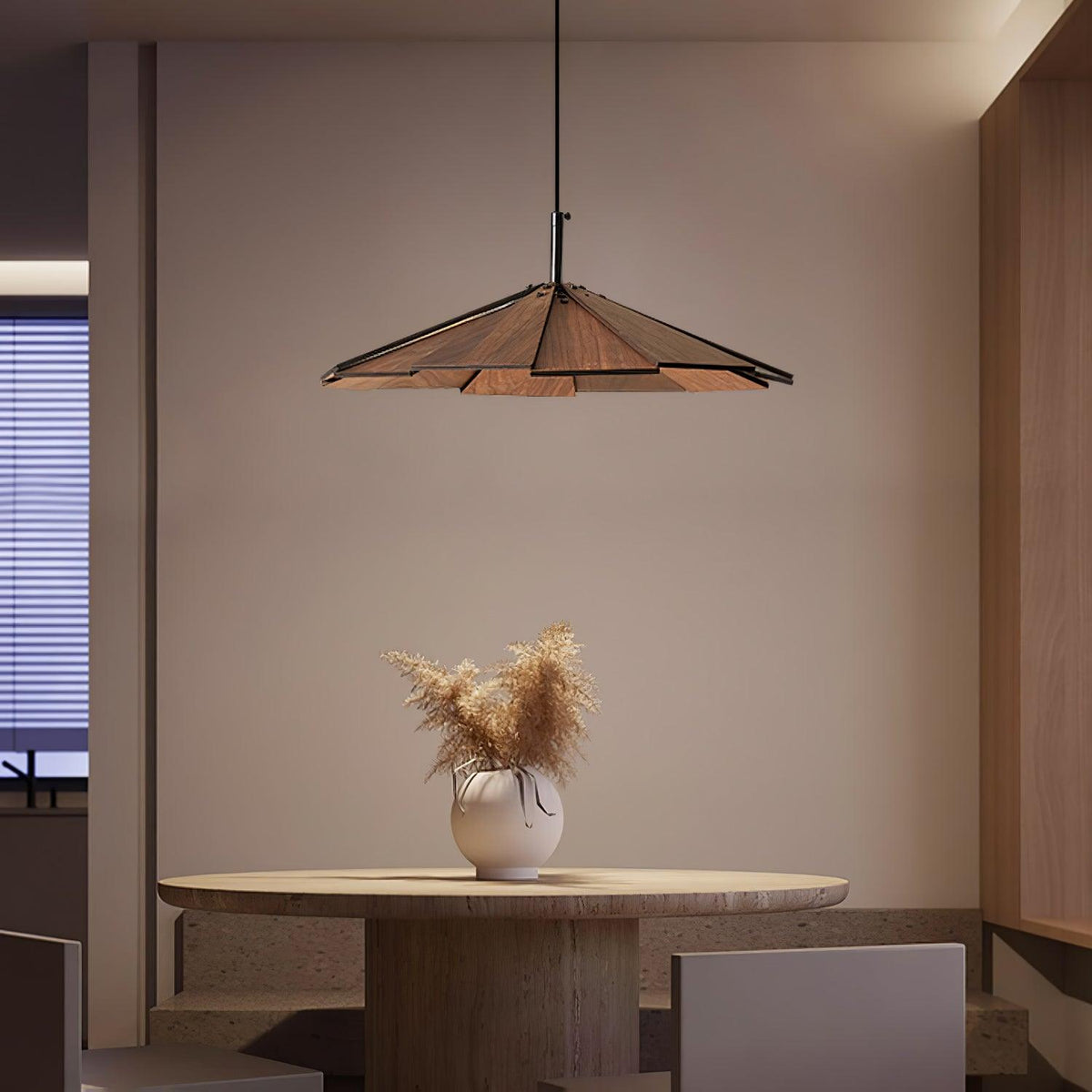 Woodura Suspension Parapluie en Bois