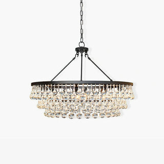 Avelis Postmodern Luxury Unique Tiered Crystal Lustre